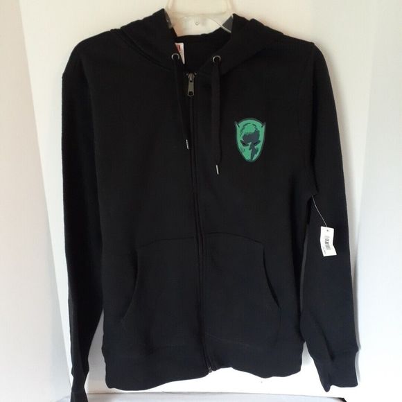 Marvel Black Panther Amazon Essentials Full Zip Up Hoodie Black NWT Adult XSmall - Picture 2 of 15